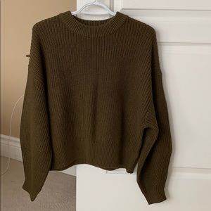 Olive crewneck H&M sweater